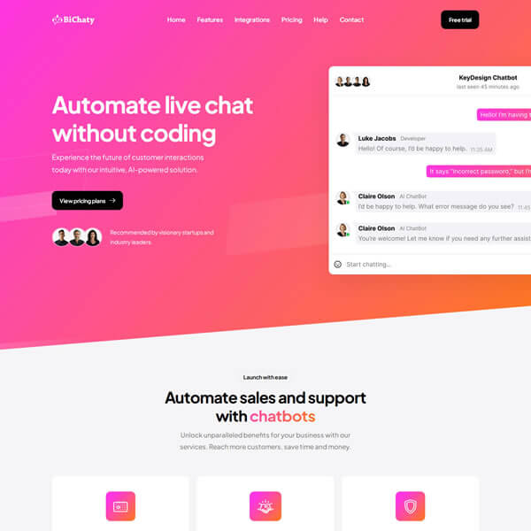 BiChaty - AI Powered Chatbot